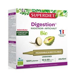 Superdiet Digestión orgánica 20 monodosis de 15 ml