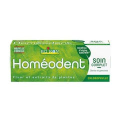 Boiron Homeodent Pasta dentífrica con clorofila para el cuidado completo de las encías Tamaño de viaje 20 ml