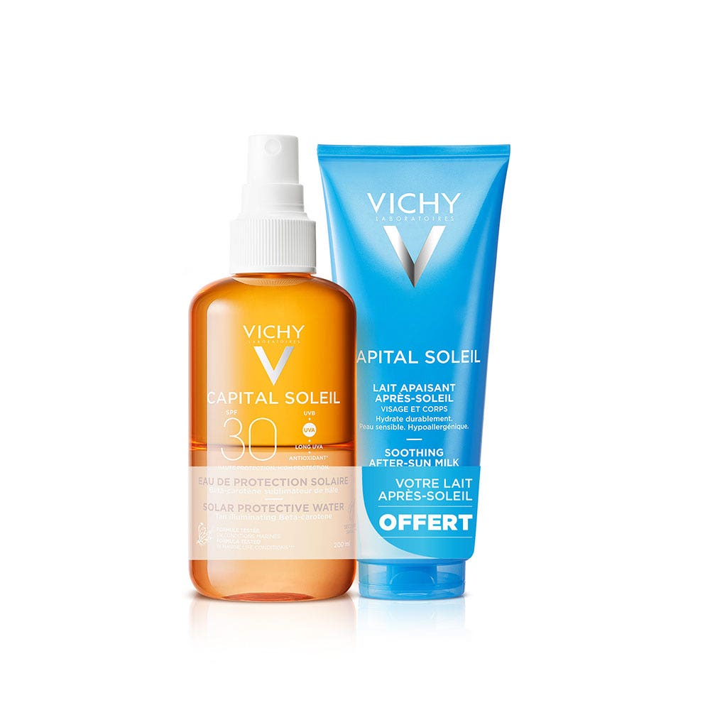 Vichy Capital Soleil Agua De Proteccion Solar Bronceado Sublime Spf30 + Aftersun Gratis 200ml