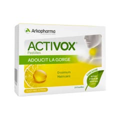 Arkopharma Activox Pastillas Suaviza La Garganta Miel-limon X24 aroma de miel y limón 24 pastilles