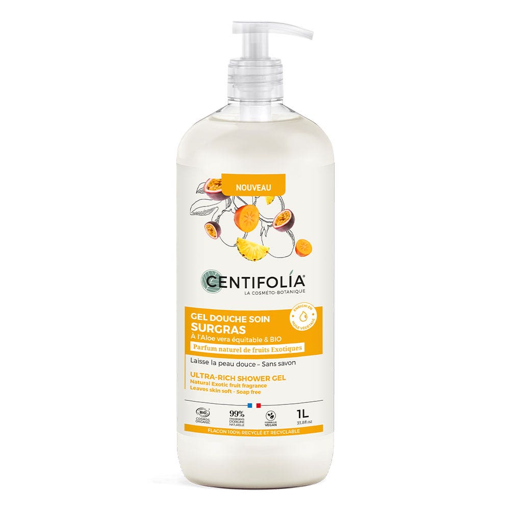 Centifolia Gel ducha Surgras Frutas Exóticas BIO 1l