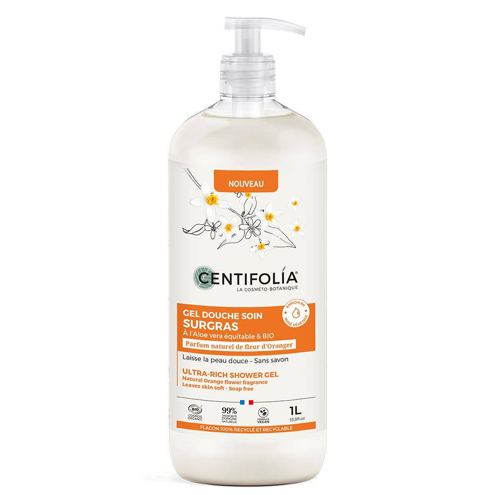 Centifolia Gel ducha supergraso Flor Naranjo Bio 1l