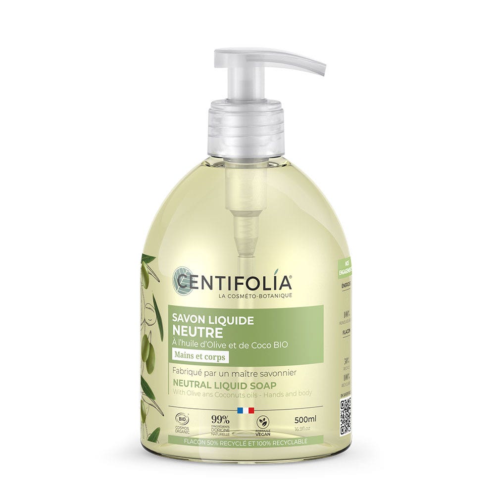 Centifolia Neutre Jabón líquido de Oliva y Aceites de coco 500 ml