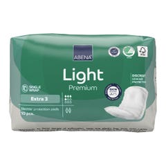 Abena Light Protect Adhesivo Mujer 4G 33x11cm Extra 3 Incontinencia moderada Día x10