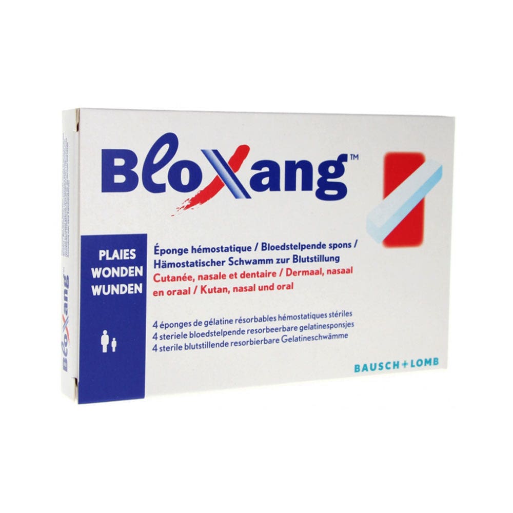 Bausch&Lomb Esponja hemostática Bloxang x4