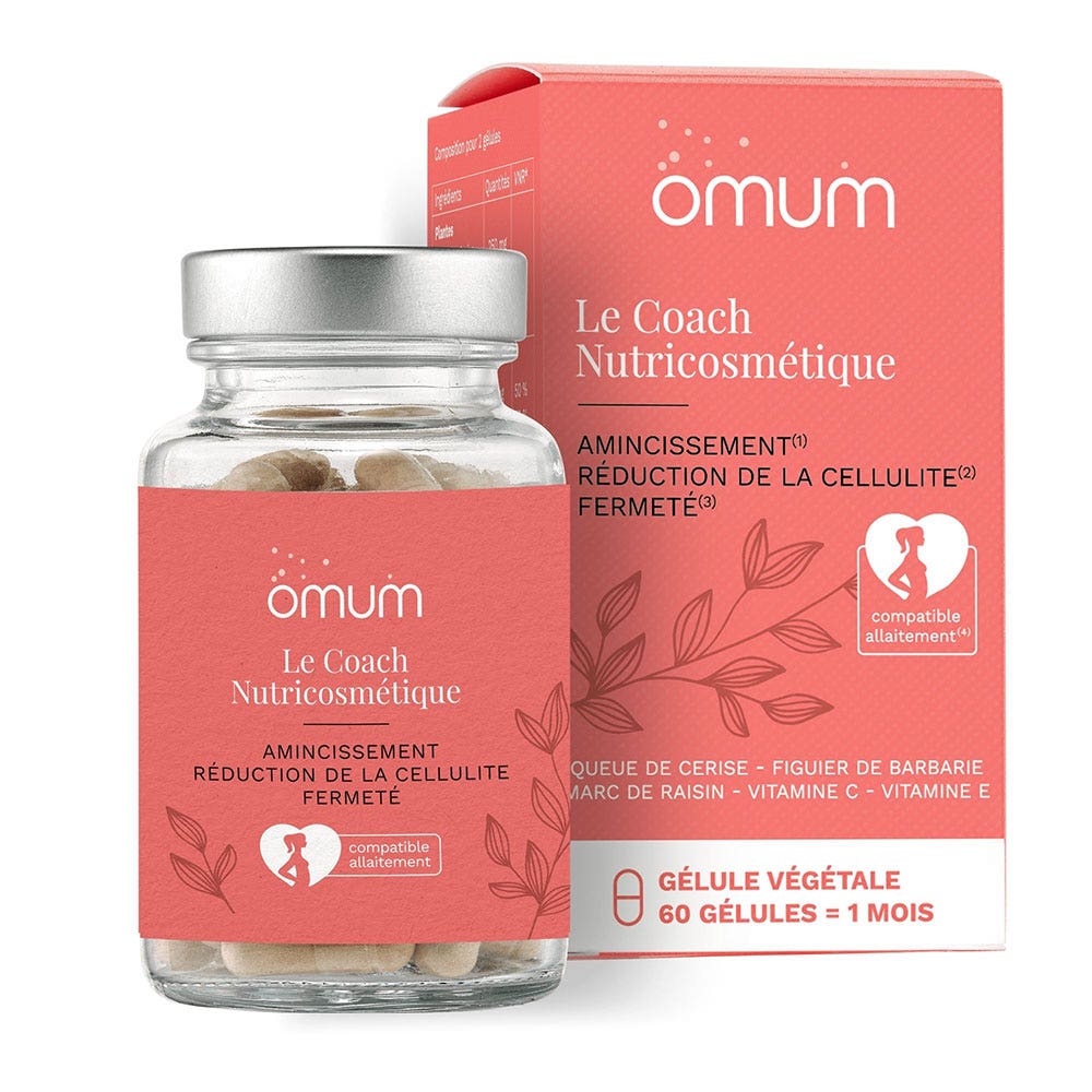 Omum Les Nutricosmétiques Coach Adelgazar y reafirmar 60 cápsulas