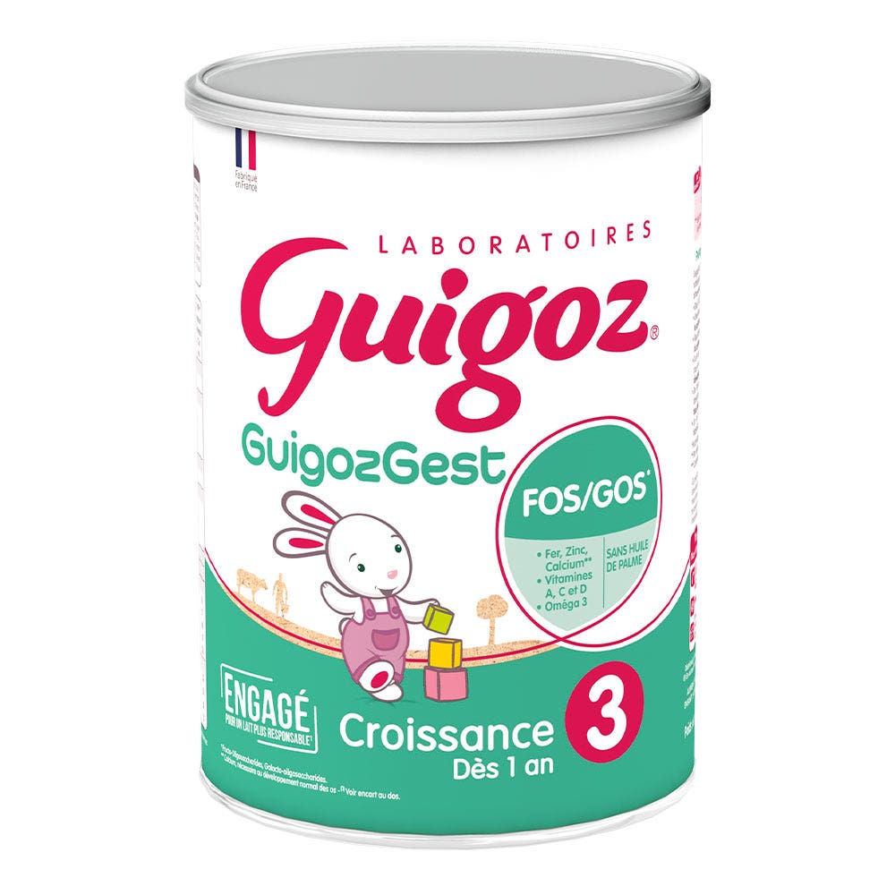 Guigoz Guigozgest Leche en polvo crecimiento 3 a partir de 1 año 800 g