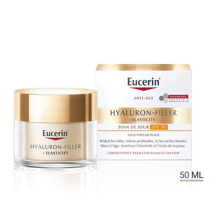 Eucerin Hyaluron-Filler + Elasticity Crema de Día Antiedad SPF30 pieles maduras 50ml