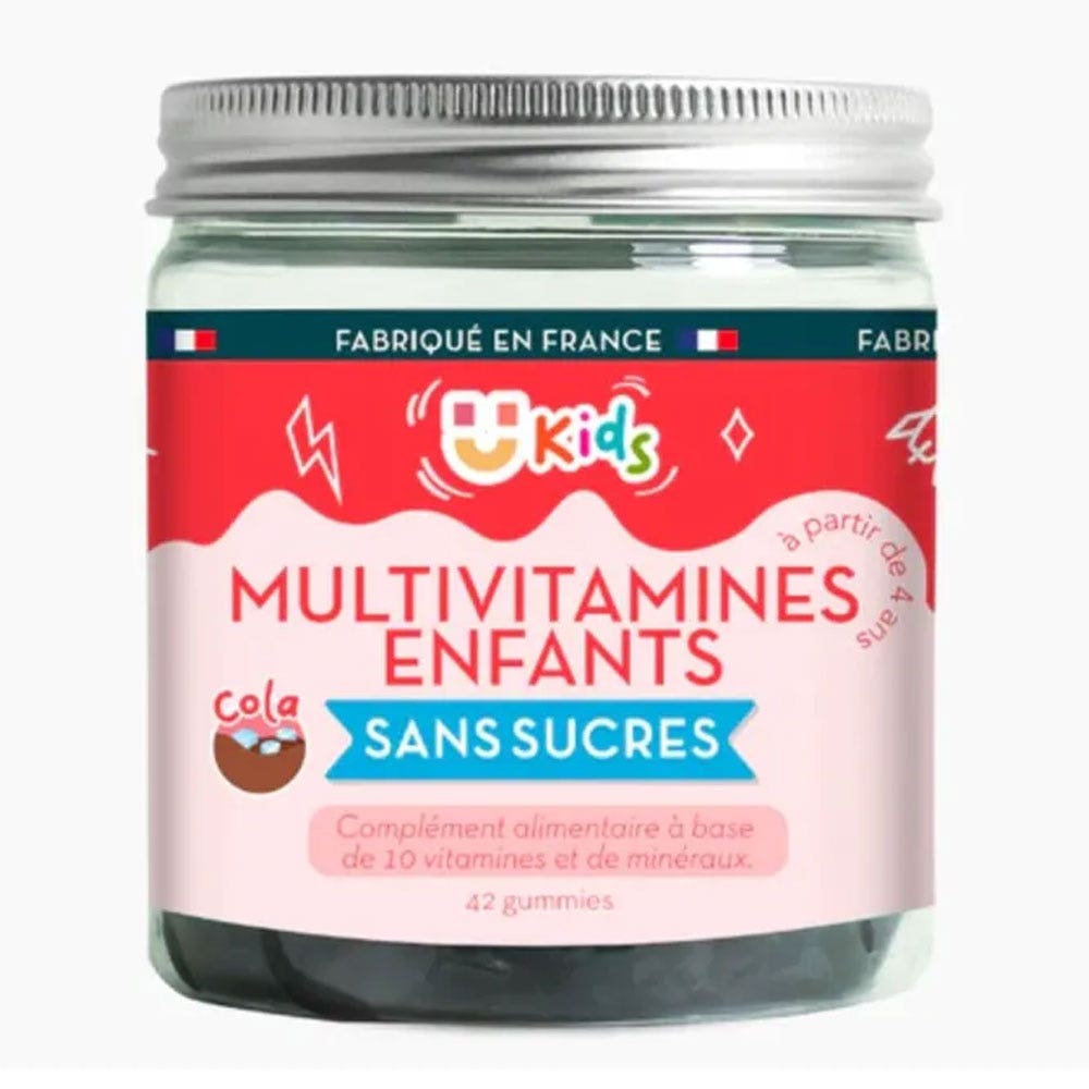 Les Miraculeux Gominolas multivitamínicas infantiles sin azúcar Cola x42