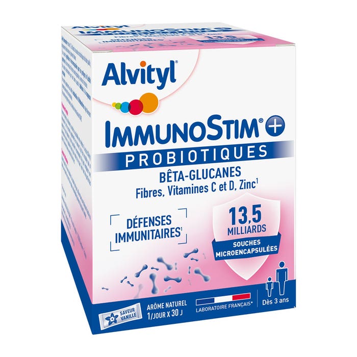 Inmunoestim Probióticos 30 sobres Defensas inmunitarias Alvityl
