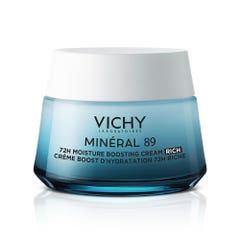 Vichy Mineral 89 Crema hidratante Rich 72H Boost piel seca 50 ml