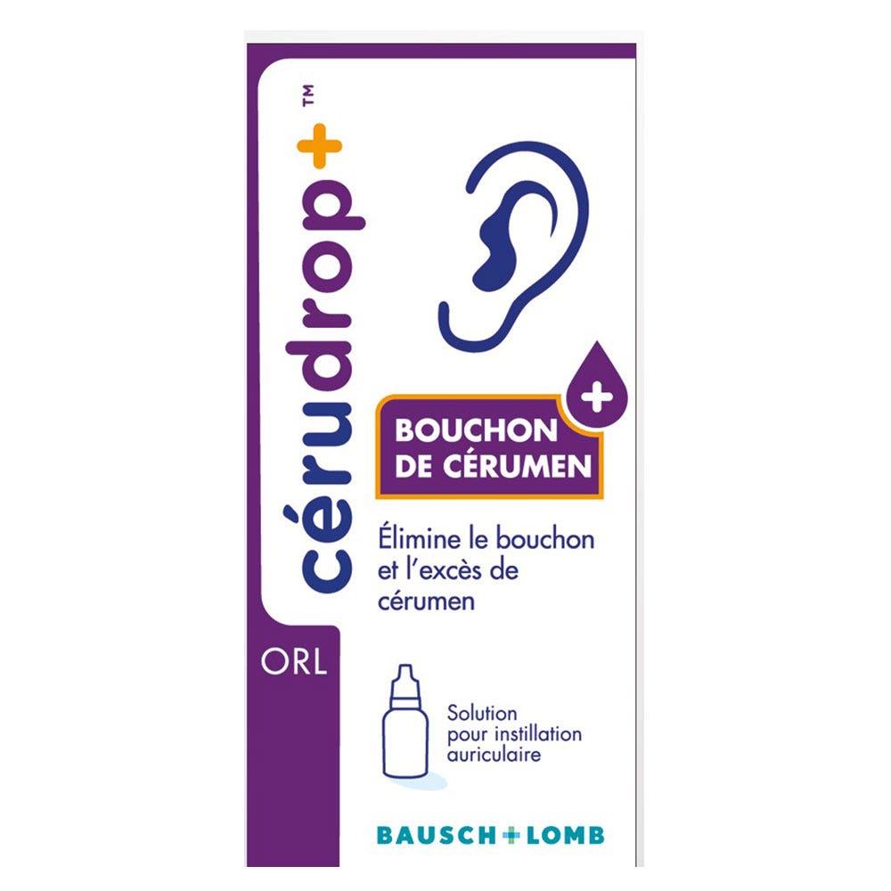 Bausch&Lomb Cerudrop+ solución ótica 12 ml