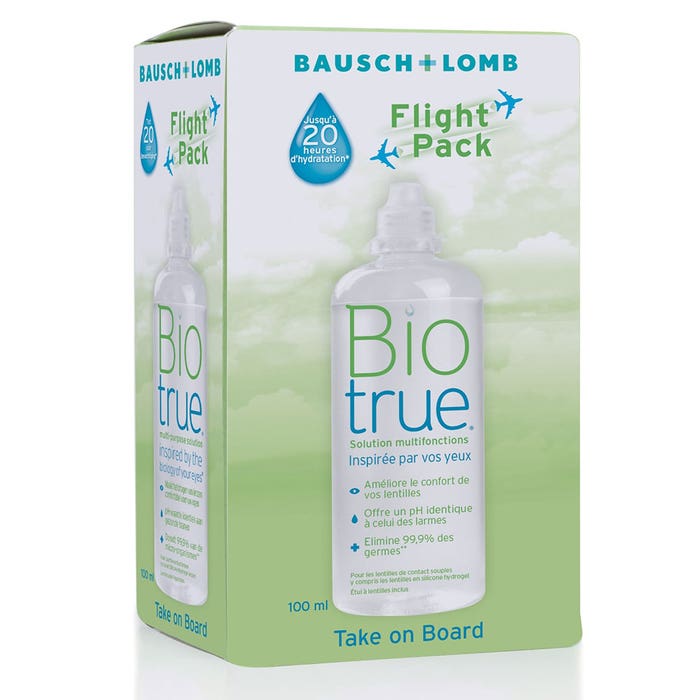 Paquete Biotrue Flight 100 ml Bausch&Lomb