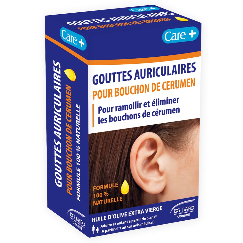 Care+ Solución tapón de cera en gotas 10 ml