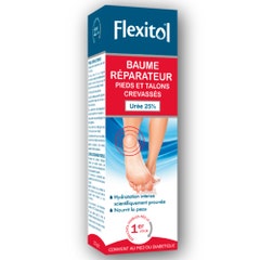 Flexitol Bálsamo reparador de pies 25% Urea Pies y talones agrietados 112g