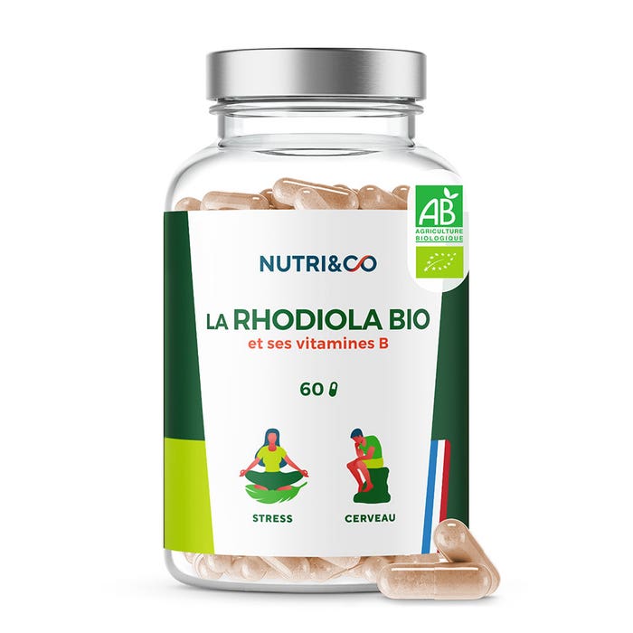 NUTRI&CO Rhodiola ecológica 60 cápsulas