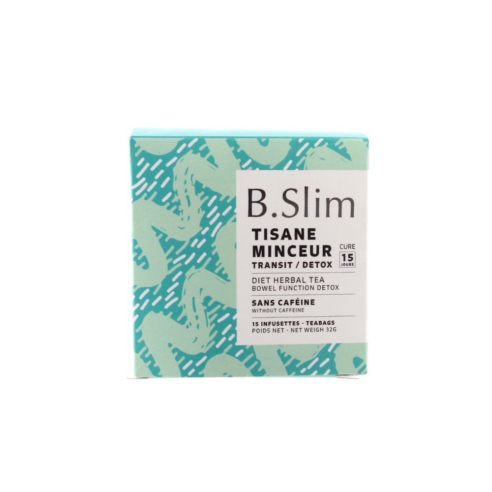 Diet World B.Slim Infusión adelgazante tránsito y detox sin cafeína x15 bolsitas