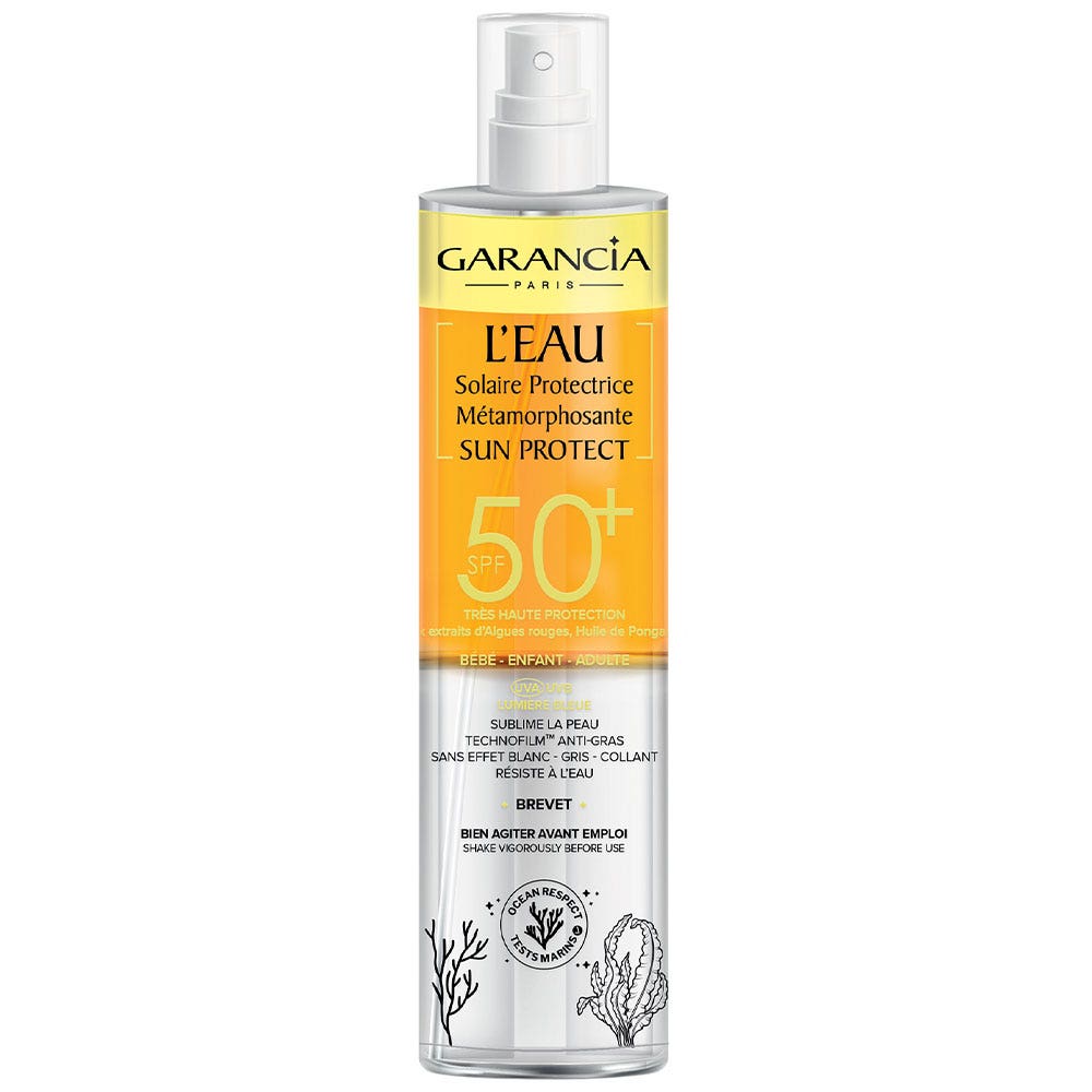 Garancia Sun Protect Agua solar protectora Métamorphosante SPF50+ 150ml