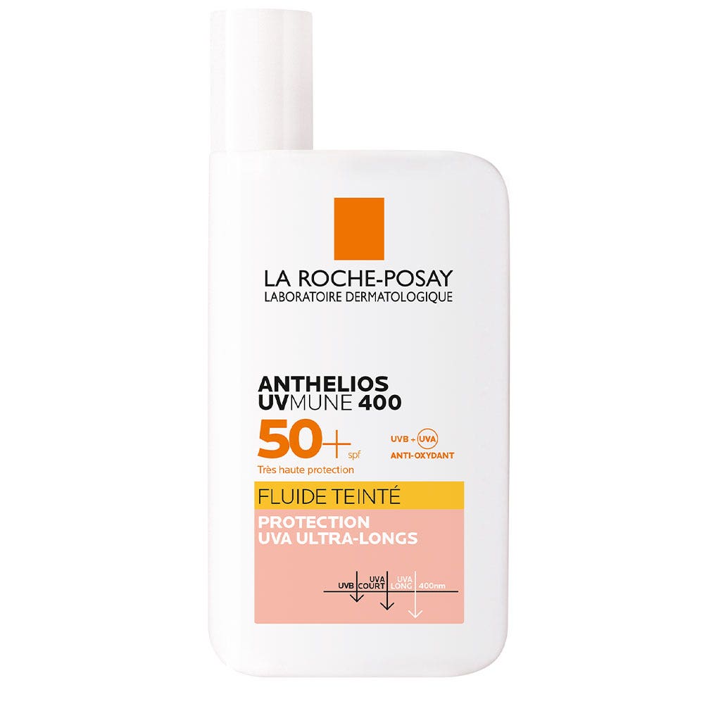 La Roche-Posay Anthelios Fluido UVMUNE 400 SPF50+ con color y perfume 50ml