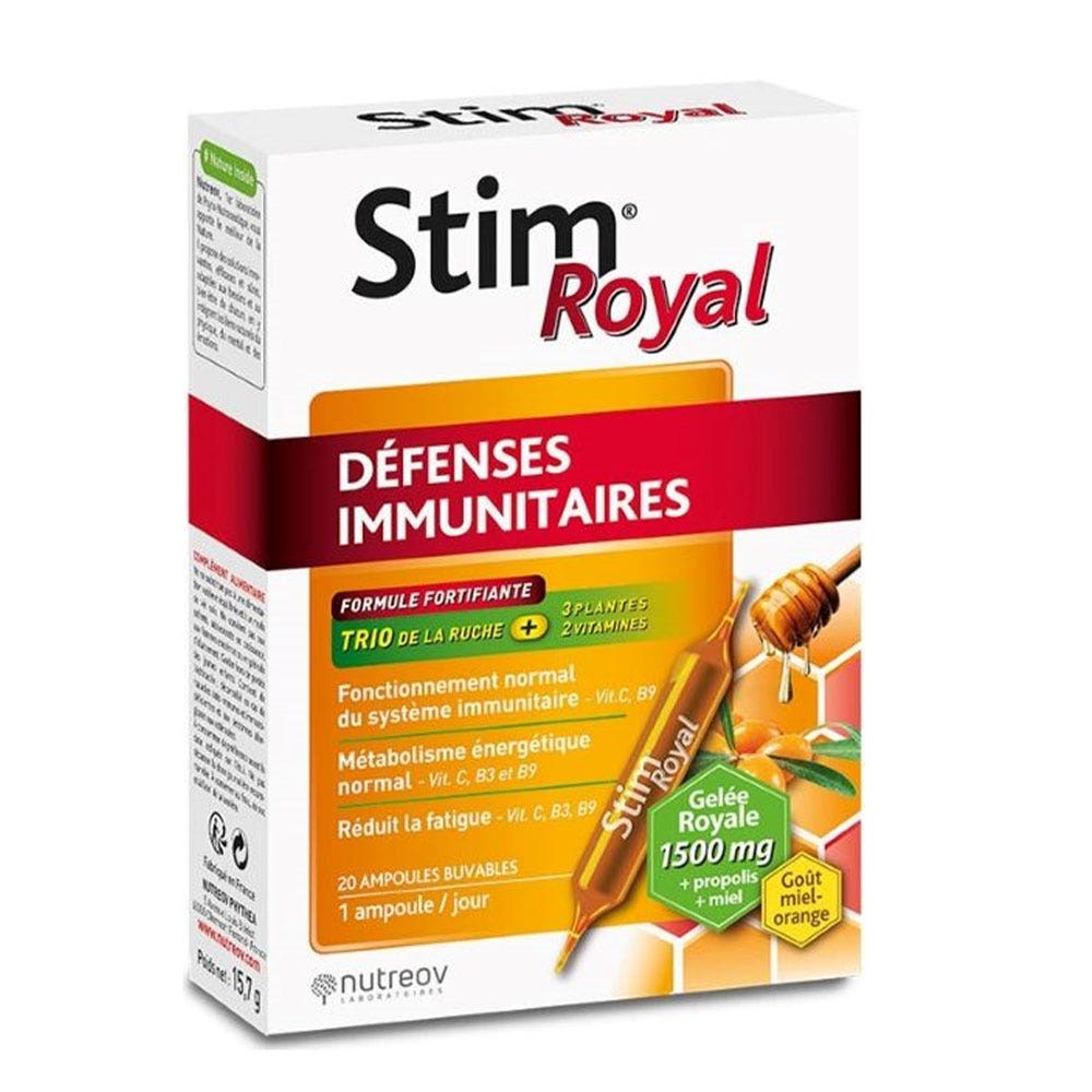 Nutreov Stim Royal Stim Royal Goût Miel-Orange 20 Ampollas
