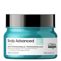 L'Oréal Professionnel Scalp Advanced Arcilla Profesional 2 en 1 champú y mascarilla 250 ml
