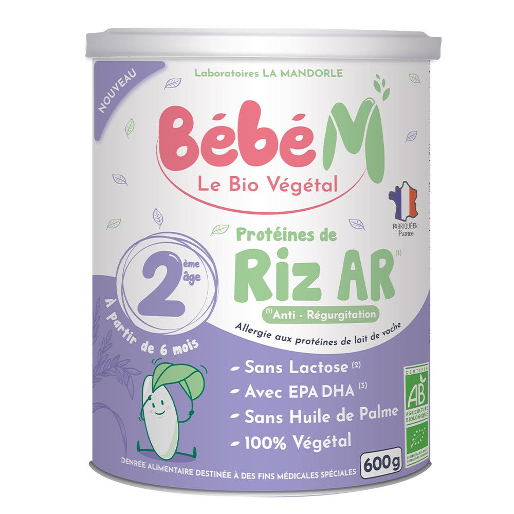 La Mandorle Bebé M Proteínas de arroz bio AR a partir de 6 meses 800g