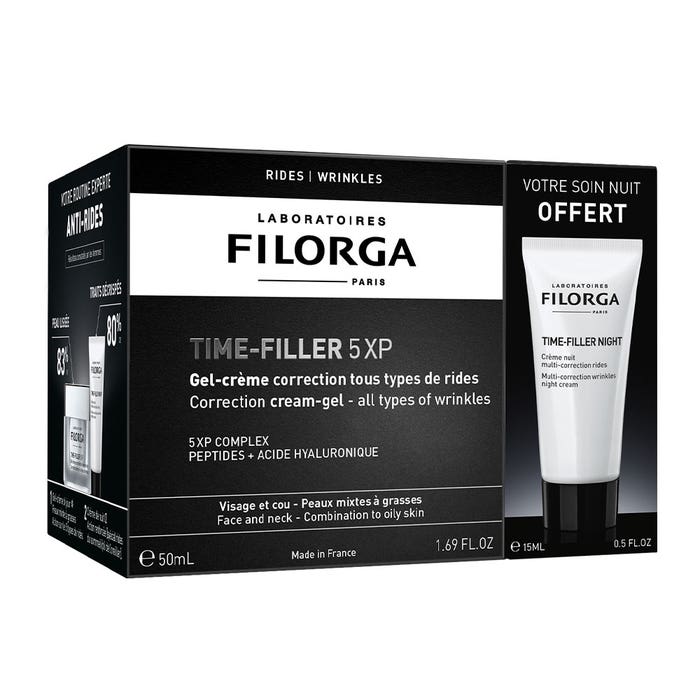 Filorga Time-Filler Cofre Gel-Crema 50ml + Crema Noche 15ml 5XP