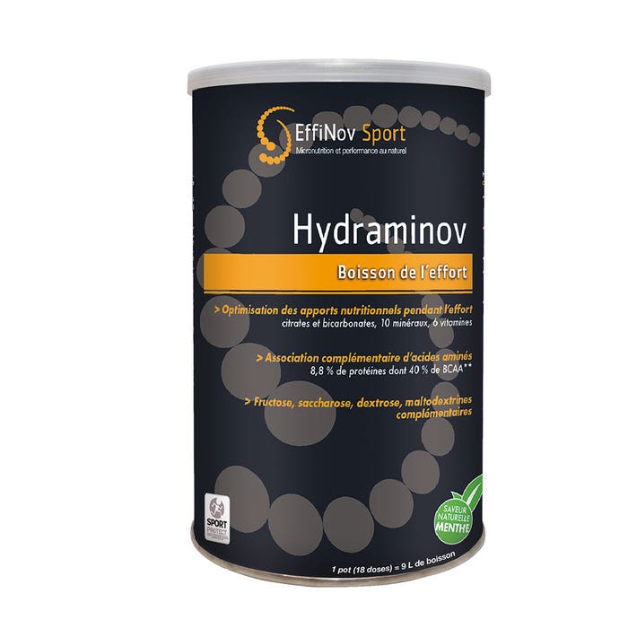 Effinov Nutrition Bebida de ejercicio Hydraminov Sport 612g
