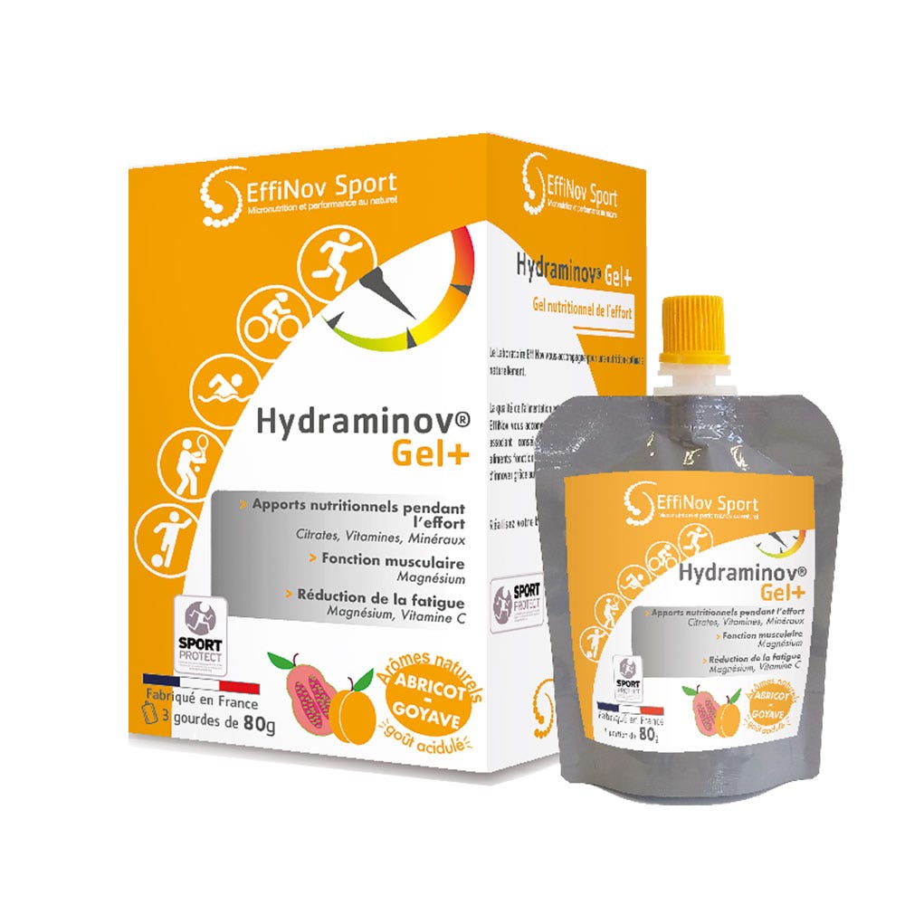 Effinov Nutrition Hydraminov Gel+ deporte x3 botellas
