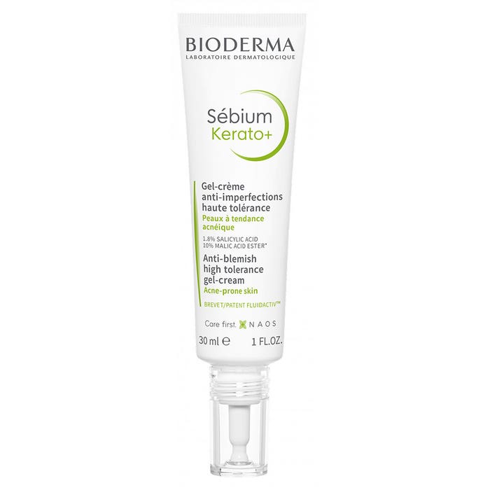 Bioderma Sebium Gel-crema antiimperfecciones alta tolerancia Kerato+ pieles con tendencia a acné 30ml