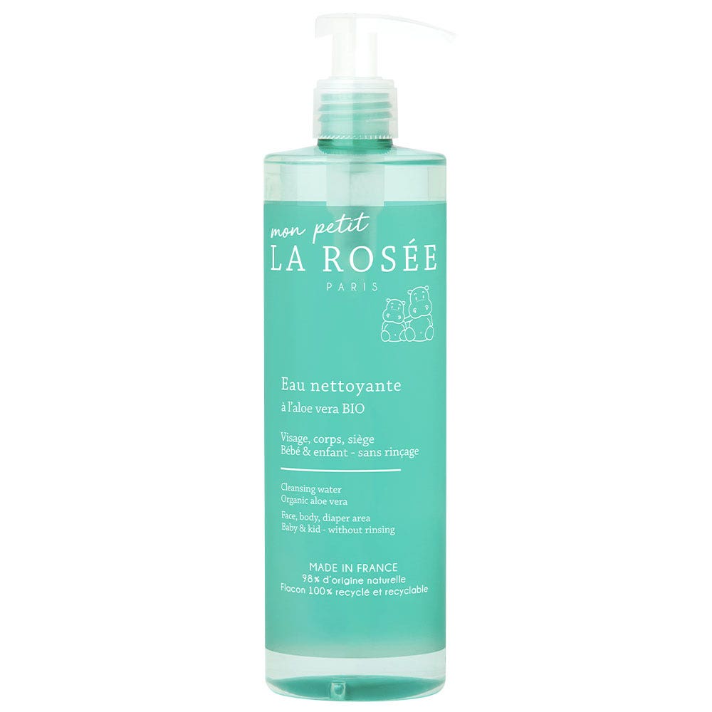 LA ROSÉE Bebé Agua limpiadora A l'aloe vera Bio 400 ml