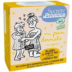 Secrets de Provence Barra Dermatológica Surgrasada Manteca de karité ecológica y Arnica 90g