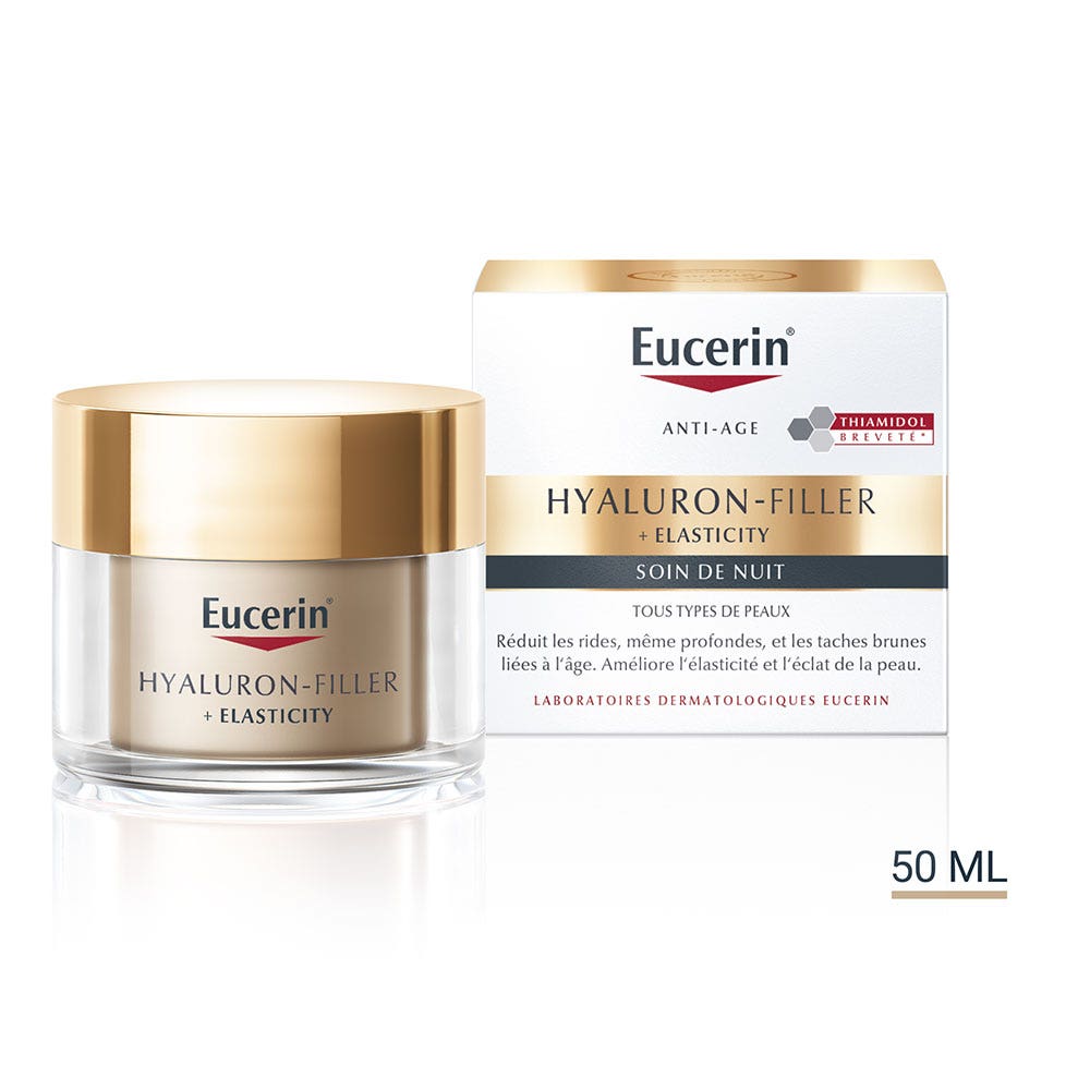 Eucerin Hyaluron-Filler + Elasticity Crema Antiedad Noche 50ml