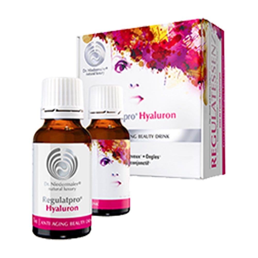 Regulatpro Ácido hialurónico con hialuronato vegetal piel pelo uñas 20 frascos de 20 ml