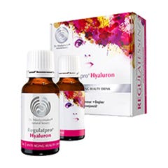 Regulatpro Hialurón con ácido hialurónico vegano Piel pelo uñas 20 frascos de 20 ml