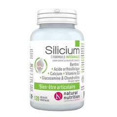 Natural Nutrition Silicium bienestar articulaciones 120 cápsulas