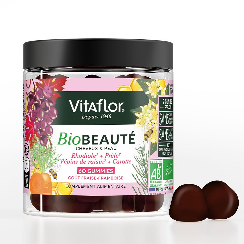 Vitaflor Bio Beauté Cabello y piel 60 Gominolas