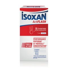 Isoxan Actiflash 28 Comprimidos Performance physique et mentale 28 Comprimes Effervescents