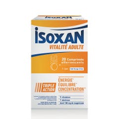 Isoxan Vitalidad Adultos Energía, equilibrio y concentración 20 comprimidos efervescentes