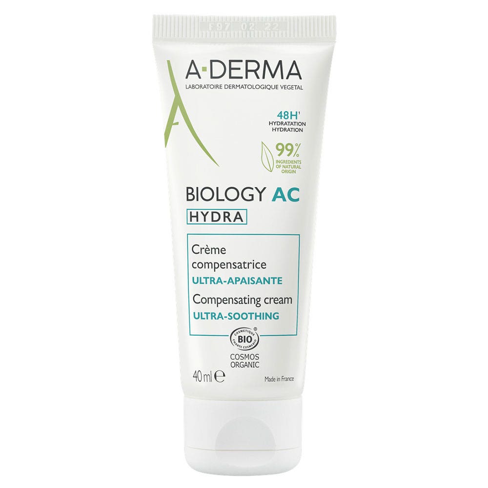 A-Derma Biology AC Crema ultracompensadora y calmante hidratante 40 ml