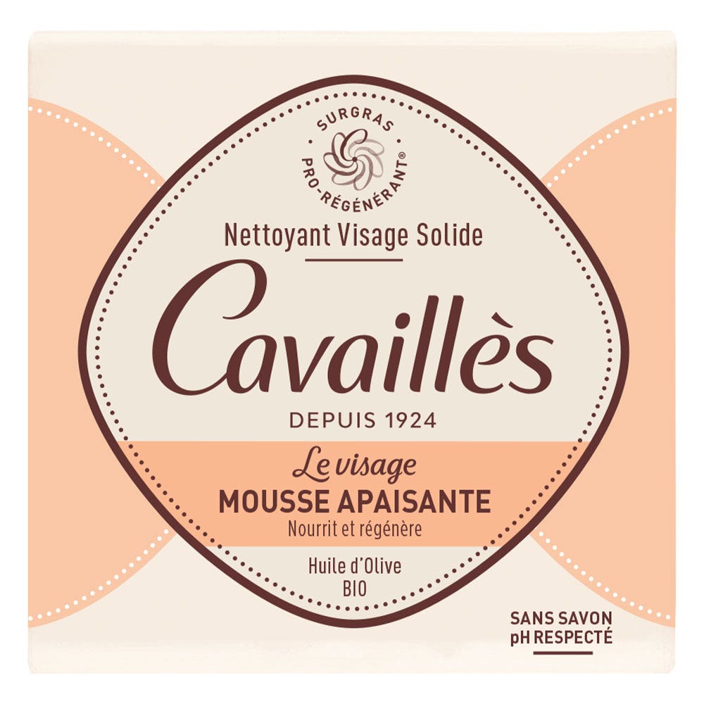 Rogé Cavaillès Rostro Espuma sólida calmante 70g