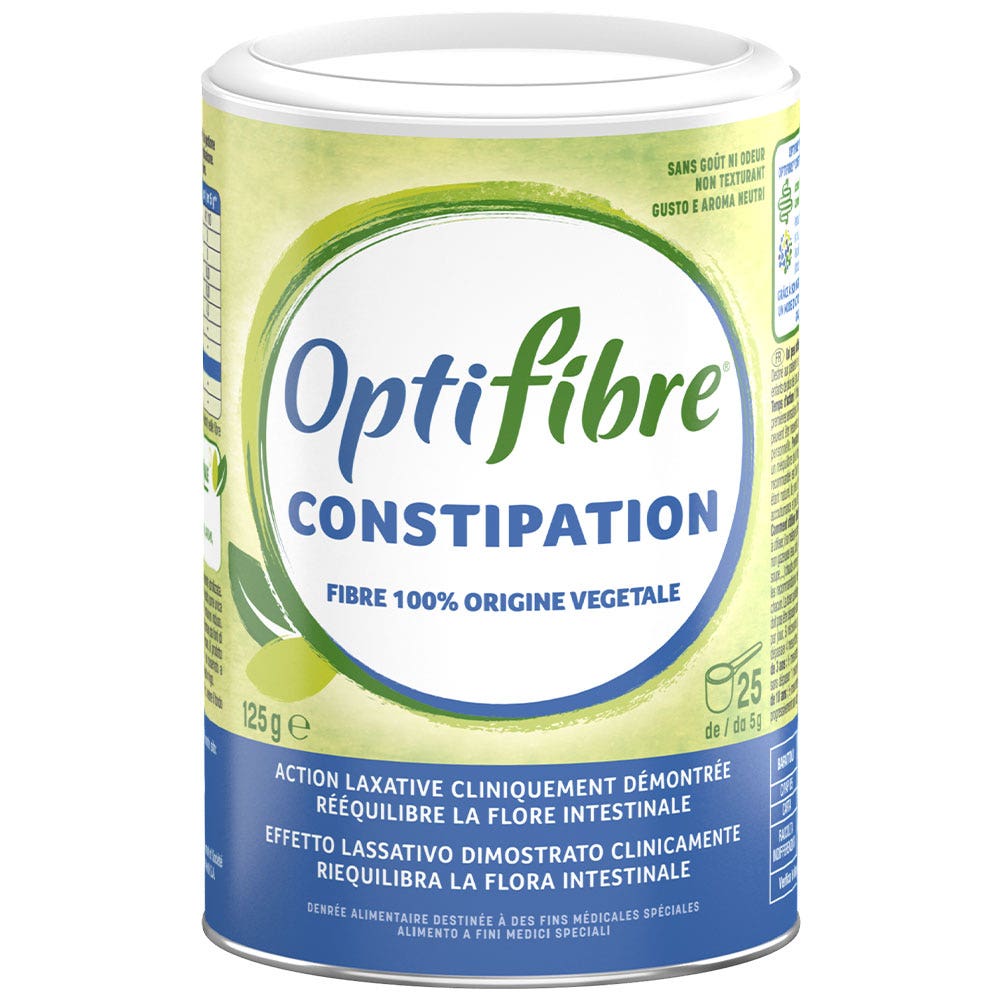 Opti Fibre Optifibre Favorece La Actividad Intestinal Polvo Constipation 125g