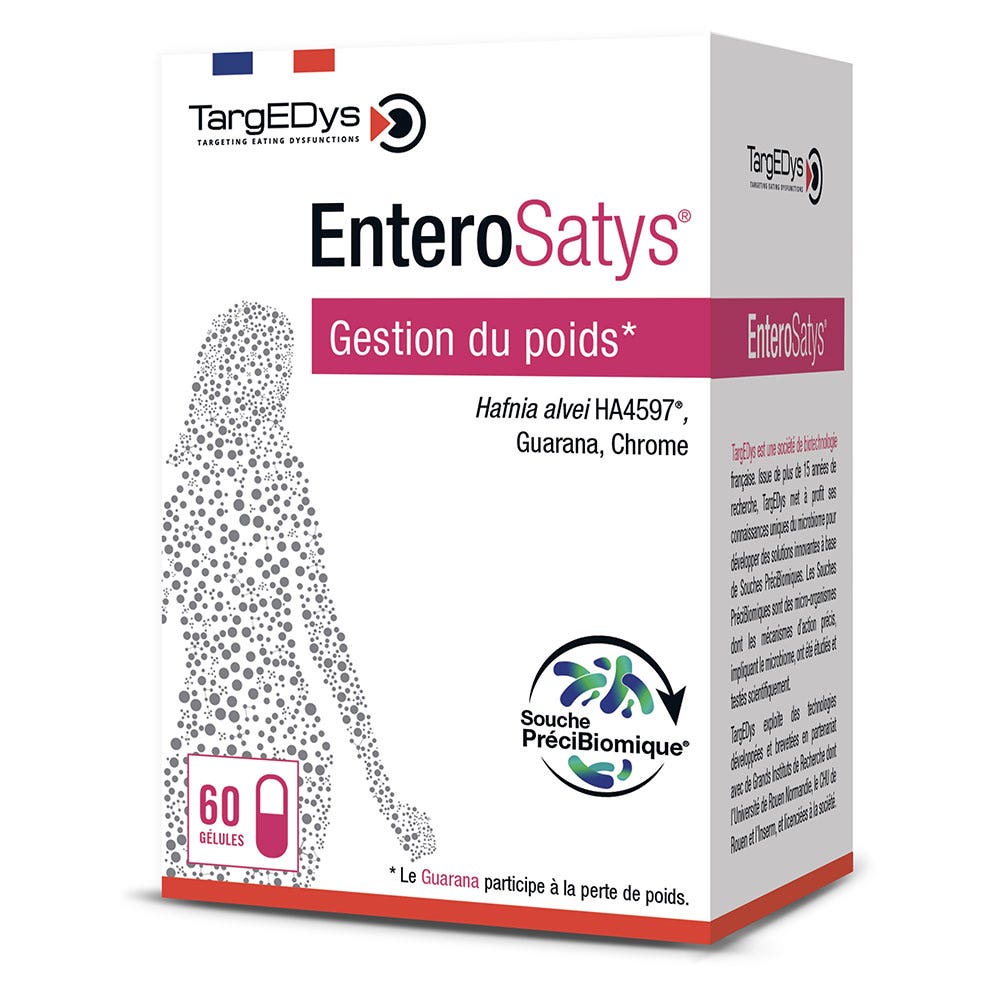 Targedys EnteroSatys® Control de peso 60 cápsulas