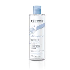 Noreva Aquareva Agua micelar limpiadora hidratante rostro y ojos pieles deshidratadas 400ml