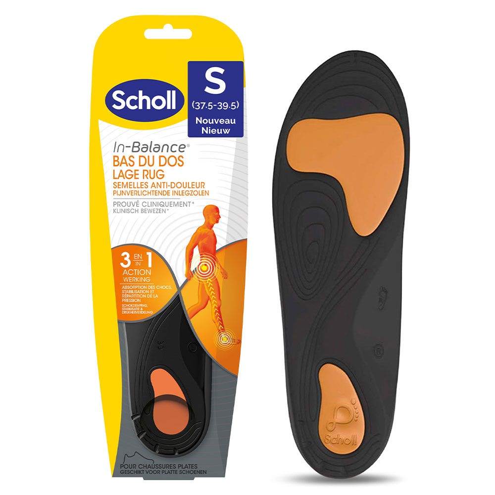 Scholl In-Balance Plantillas lumbares Dolores 0.17