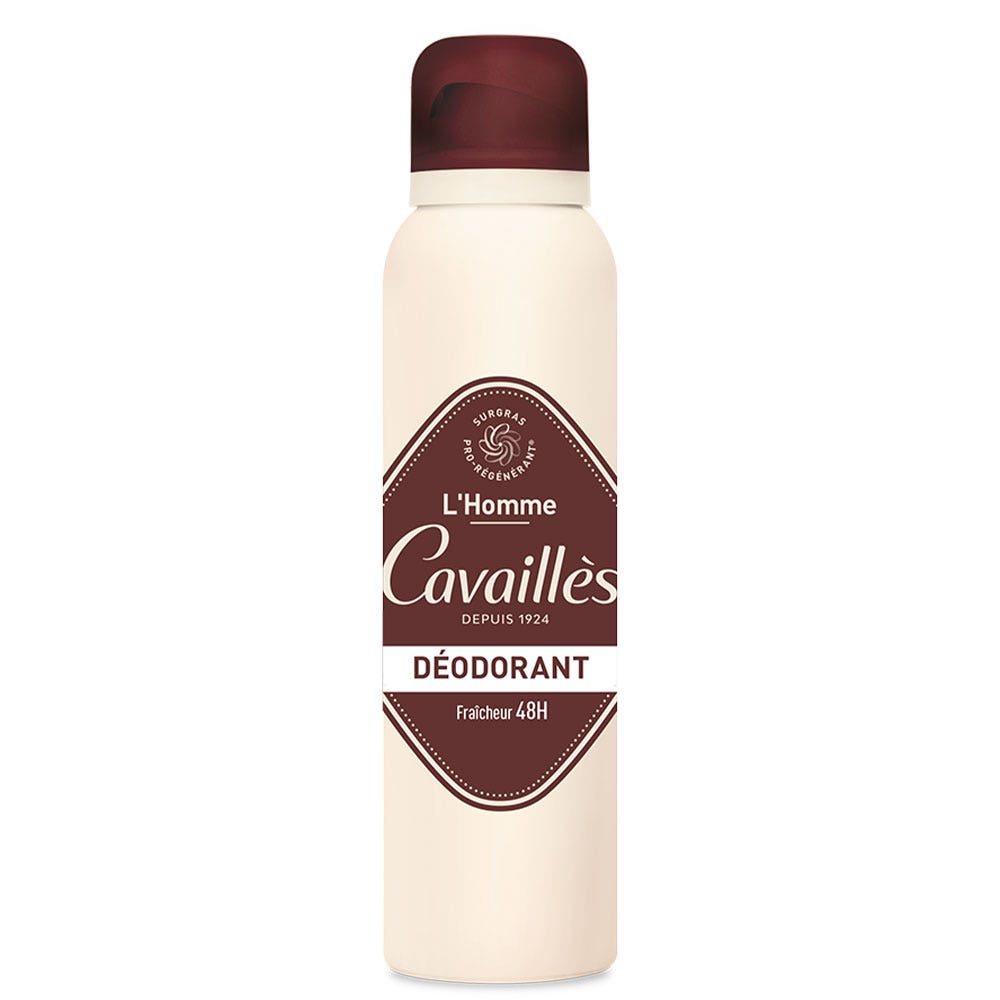 Cavaillès Dermato Desodorante Masculino en Spray 48H 150 ml