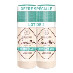 Rogé Cavaillès Dermato Desodorantes en barra 48H 2x40 ml