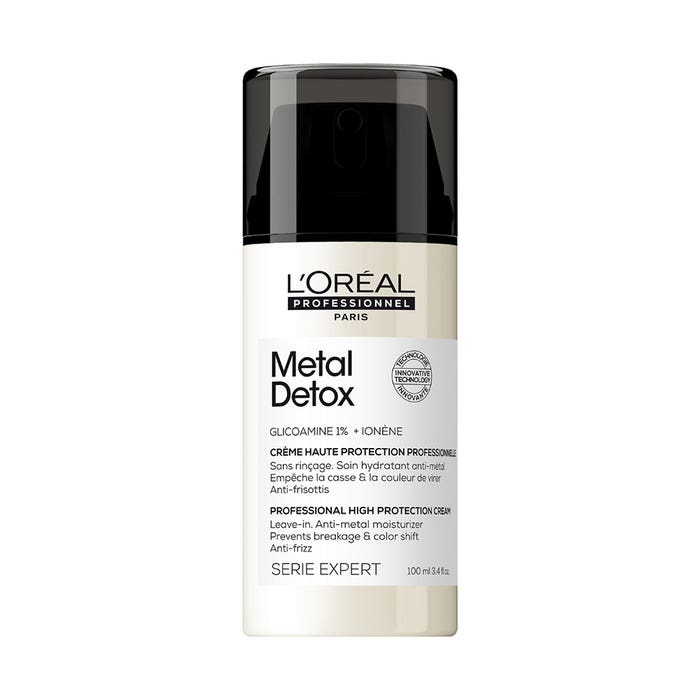 Crema sin aclarado de alta protección 100 ml Metal Detox L'Oréal Professionnel