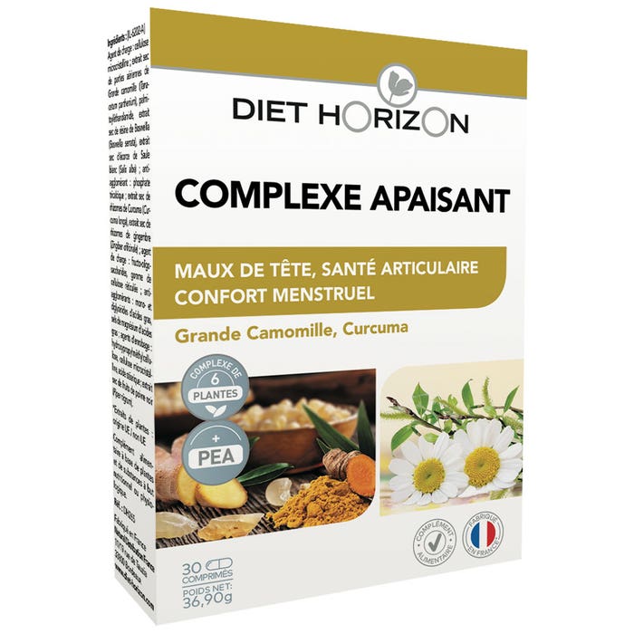 Complejo calmante 30 comprimidos Diet Horizon