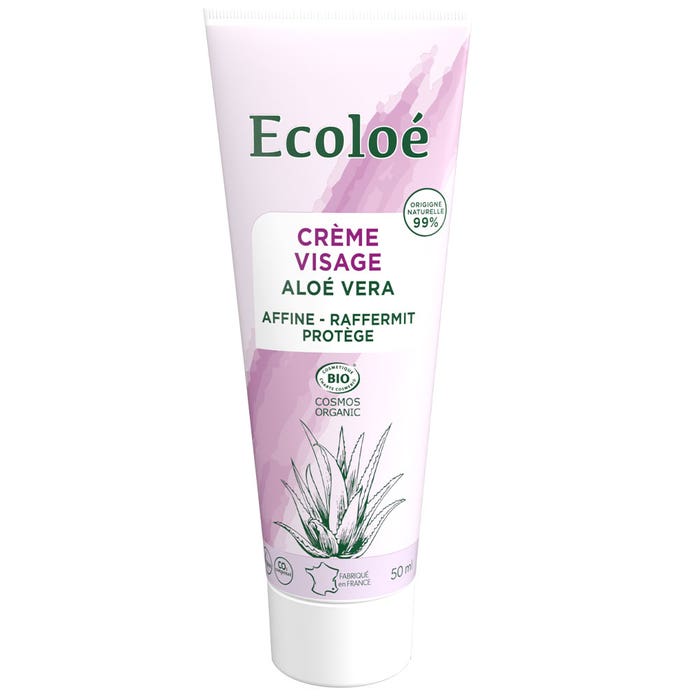 Ecoloé Crema facial de aloe vera ecológico 50 ml